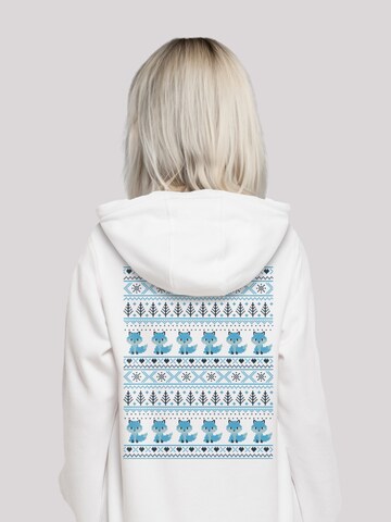 Sweat-shirt 'Christmas Fox' F4NT4STIC en blanc