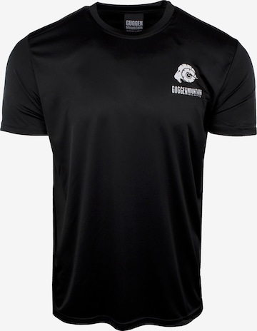 Guggen Mountain Funktionsshirt in Schwarz: Vorderseite