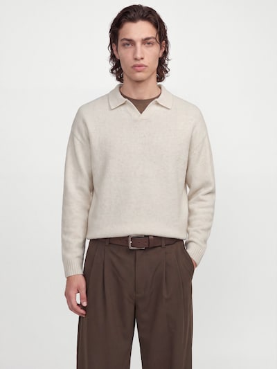JACK & JONES Pull-over 'JJESOHO OLLIE' en S en beige chiné, Vue avec produit