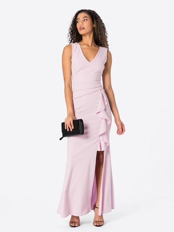 Robe de soirée 'FLORENCE FRILL' WAL G. en violet