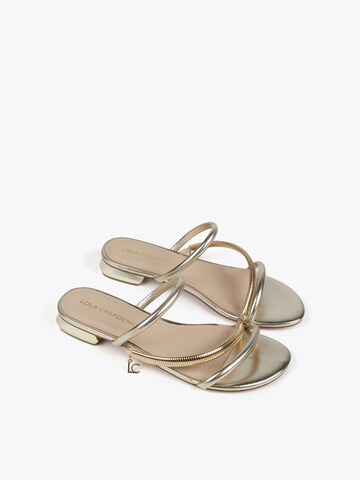 Sandales Lola Casademunt en or