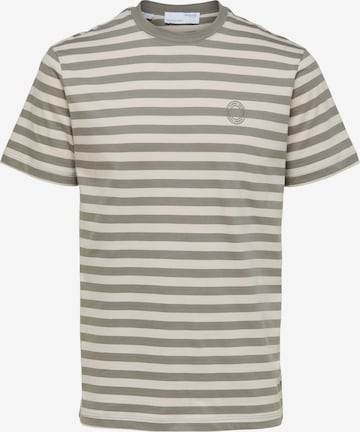 SELECTED HOMME - Camiseta 'Ricky' en gris: frente