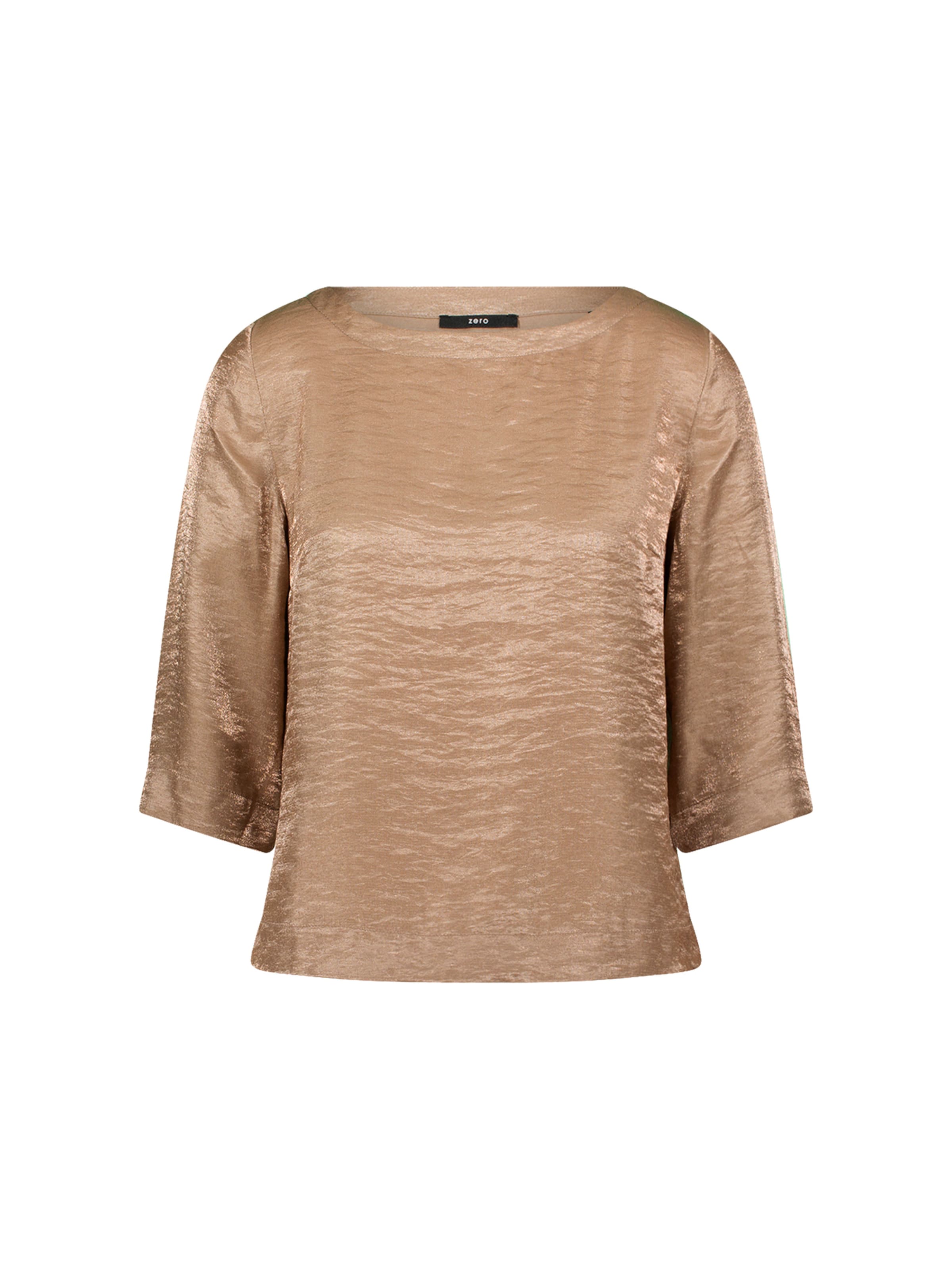 Camicia da donna di zero in oro: frontale