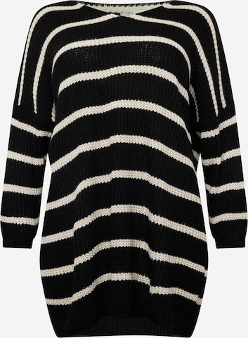 Z-One Knitted dress 'Ma44ya' in Black: front