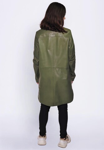 Maze Between-Seasons Coat in Green