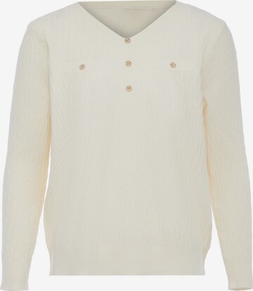 caneva Sweater in Beige: front