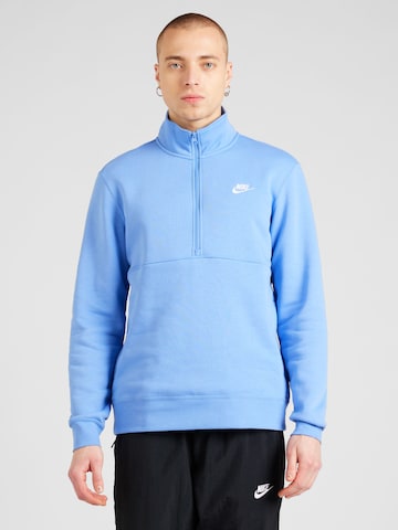 Nike Sportswear Свитшот в Синий: спереди
