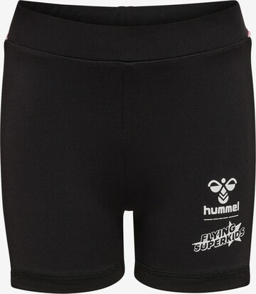 Hummel Skinny Leggings 'FLYING JOY' in Black: front