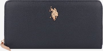 Porte-monnaies 'Jones' U.S. POLO ASSN. en bleu : devant