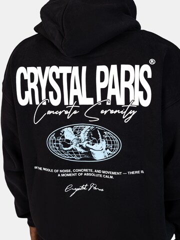 Crystal Paris Sweatshirt 'Serenity' in Zwart