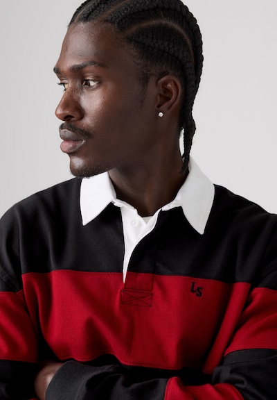 LEVI'S ® Shirt 'Pieced Union' in L in rot / schwarz, Produktansicht