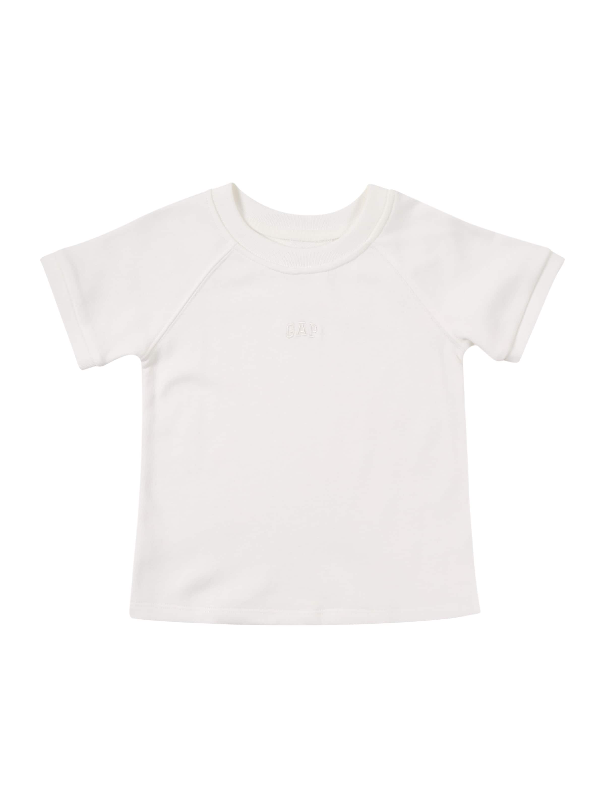 GAP Μπλούζα φούτερ σε λευκό: μπροστά