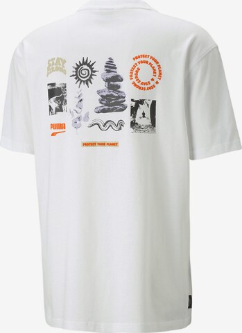 PUMA T-Shirt 'DOWNTOWN' in Weiß
