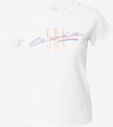 Tricou 'Graphic Authentic Tshirt' de la LEVI'S ® pe alb: față