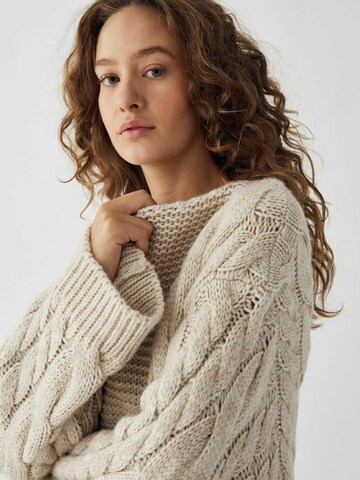 Pull-over ' Lisbeth ' Noella en beige