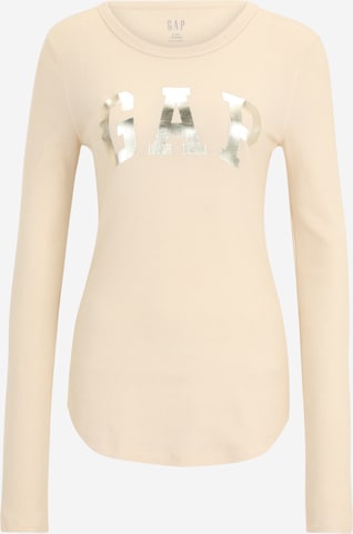 T-shirt Gap Tall en beige : devant