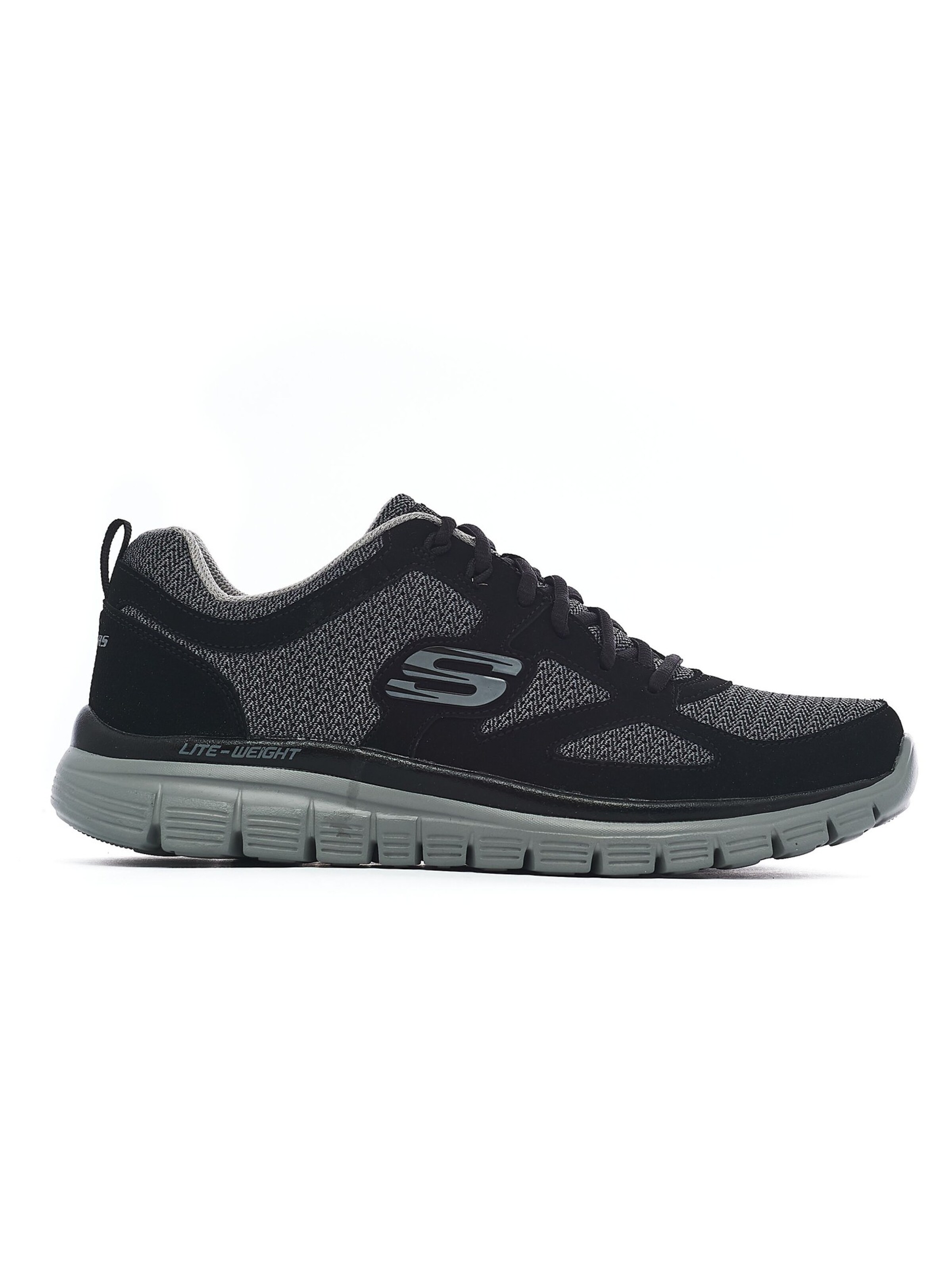 SKECHERS - Sapatilhas baixas 'BURNS' em preto: frente