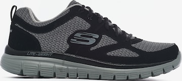 SKECHERS - Sapatilhas baixas 'BURNS' em preto: frente