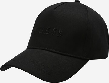 GUESS - Gorra en negro: frente