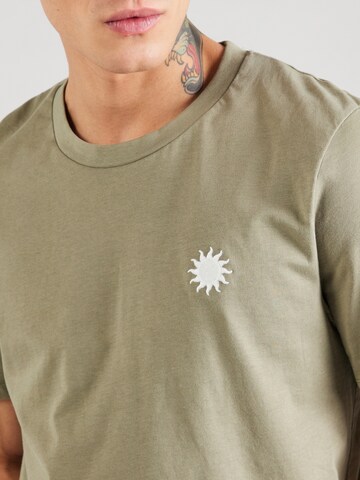 Tricou 'SLHASPEN' de la SELECTED pe verde