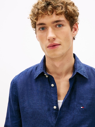 TOMMY HILFIGER Regular Fit Hemd in Blau