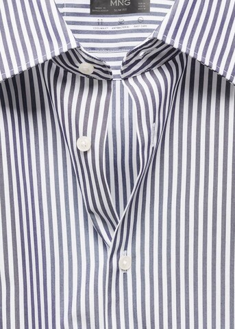 MANGO MAN Slim fit Button Up Shirt 'sanlucar' in White