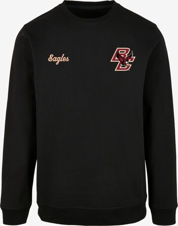 Merchcode Sweatshirt 'Boston College - BC Eagles' in Black: front