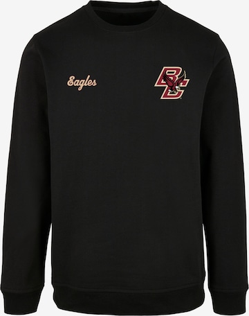 Merchcode Sweatshirt 'Boston College - BC Eagles' in Schwarz: predná strana