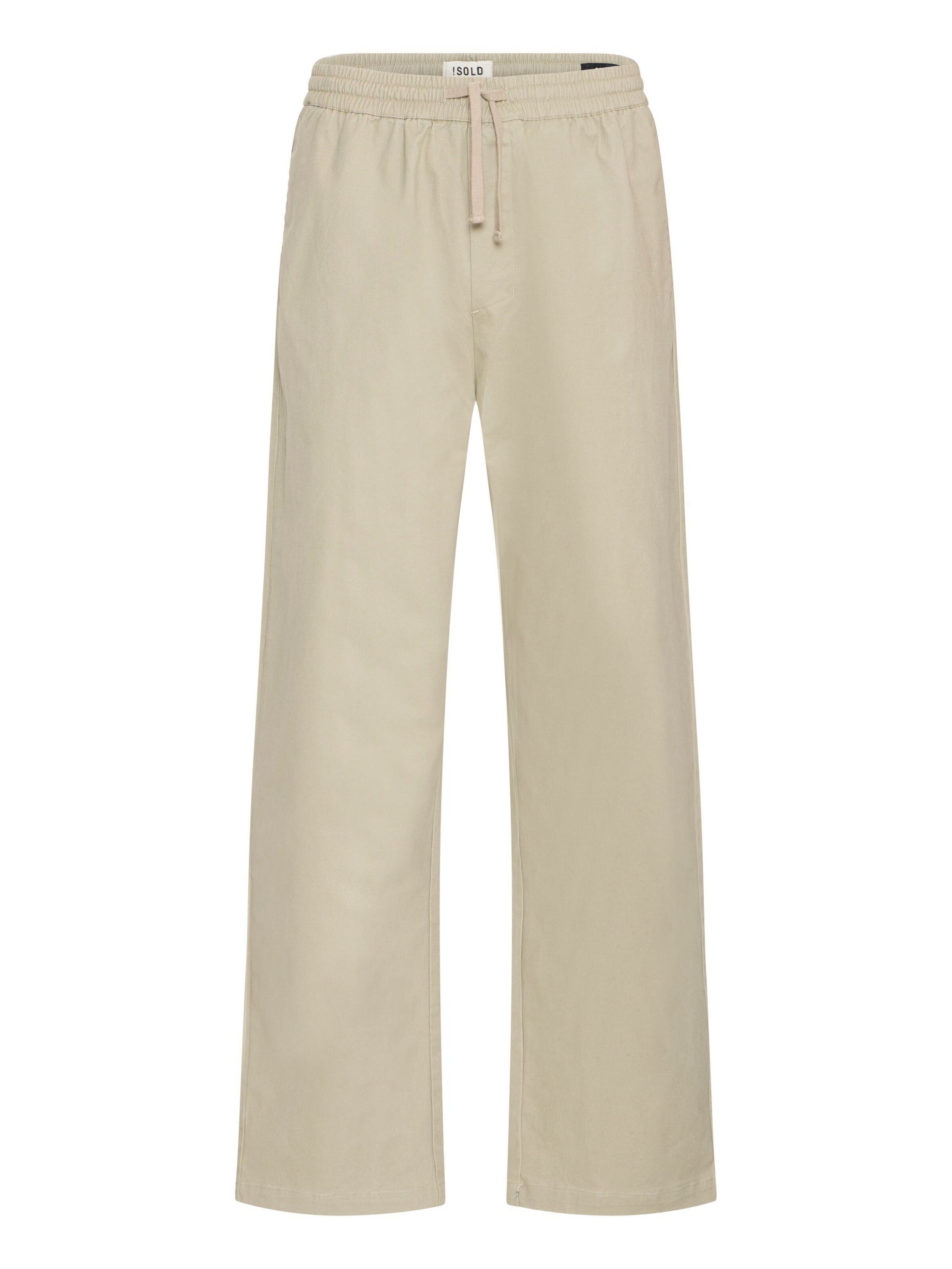 !Solid Chino ' SDALANN ELAST ' in Beige: voorkant