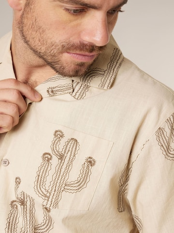 Deeluxe Regular Fit Hemd 'Cody' in Beige