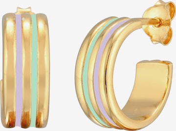 Boucles d'oreilles ELLI en or : devant