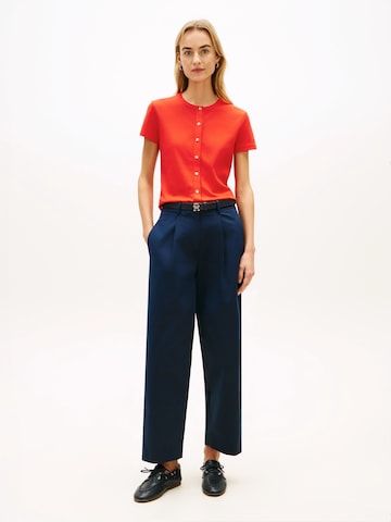 TOMMY HILFIGER Strickjacke in Orange