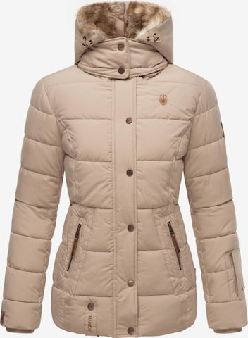 Veste d’hiver 'Nekoo' MARIKOO en gris : devant