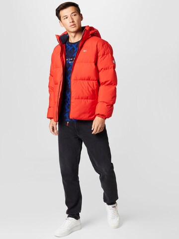 Veste d’hiver Tommy Jeans en rouge