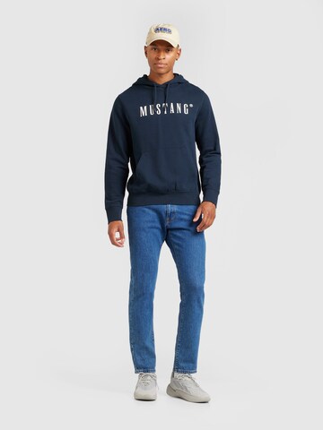 Felpa 'Bronson' di MUSTANG in blu
