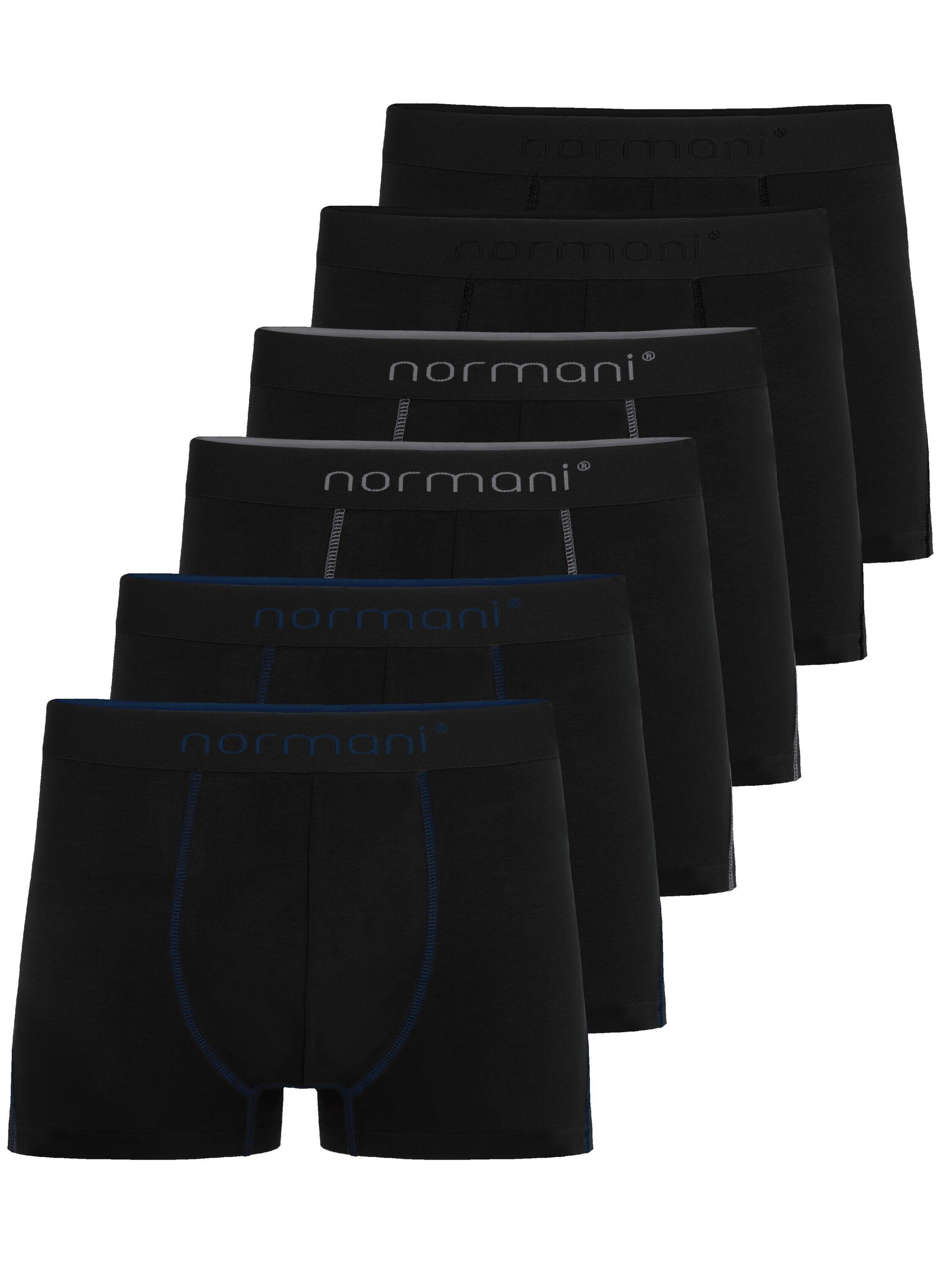 Boxers normani en noir : devant