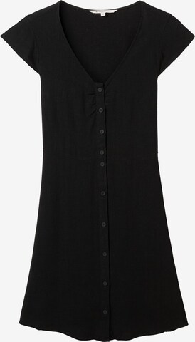 TOM TAILOR DENIM Kleid in Schwarz: predná strana