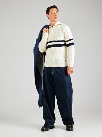 GUESS Pullover 'ELRIC' in Weiß