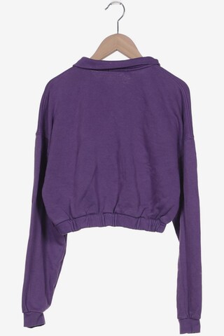 Bershka Sweatshirt & Zip-Up Hoodie in S in Purple
