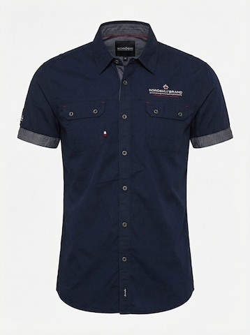 Coupe regular Chemise KOROSHI en bleu