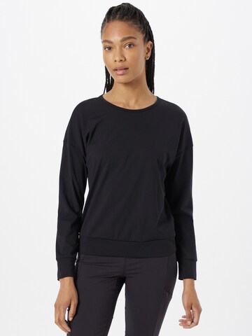 4F Sports sweatshirt in Black: front