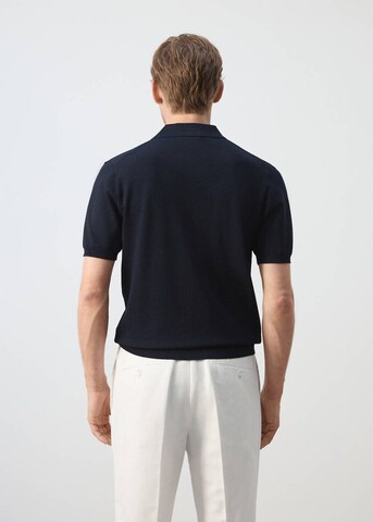 MANGO MAN Sweater 'Bril' in Blue