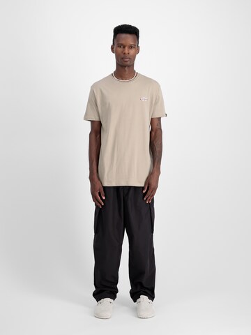 Maglietta di ALPHA INDUSTRIES in beige