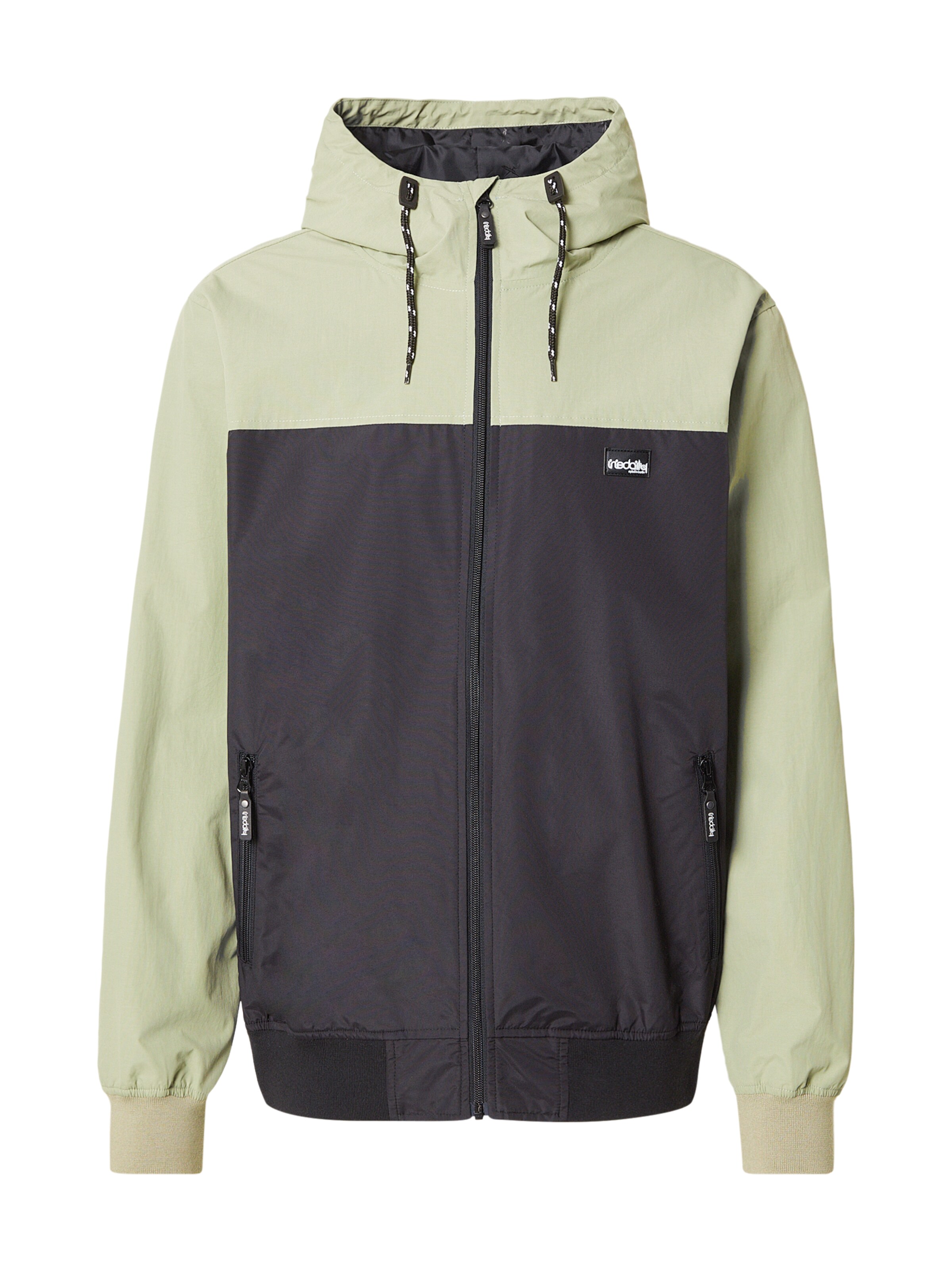 Iriedaily Jacke 'Auf Deck' in Grün: Vorderseite