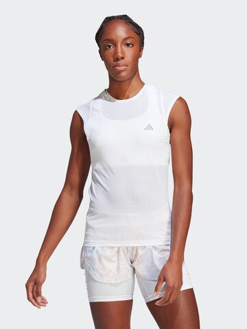 ADIDAS PERFORMANCE Functioneel shirt 'Fast ' in Wit: voorkant