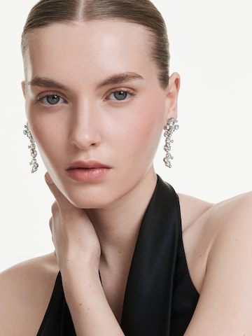 Orecchini di Swarovski in argento: frontale