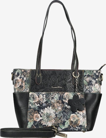 Laura Vita Handtasche in Schwarz: Vorderseite