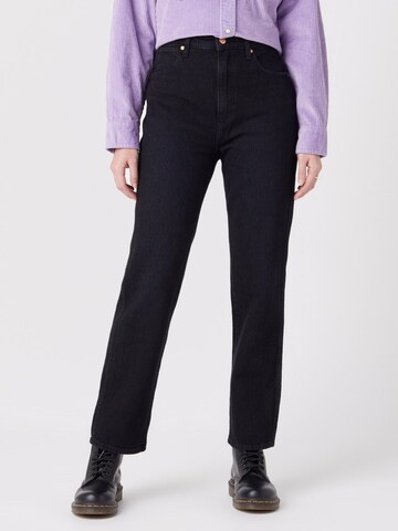 WRANGLER Regular Jeans 'Wrangler - WILD WEST PRUDENCE' in Zwart: voorkant