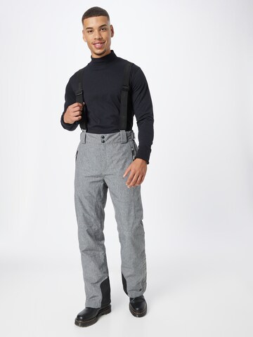 KILLTEC Regular Workout Pants 'KSW 146' in Grey: front