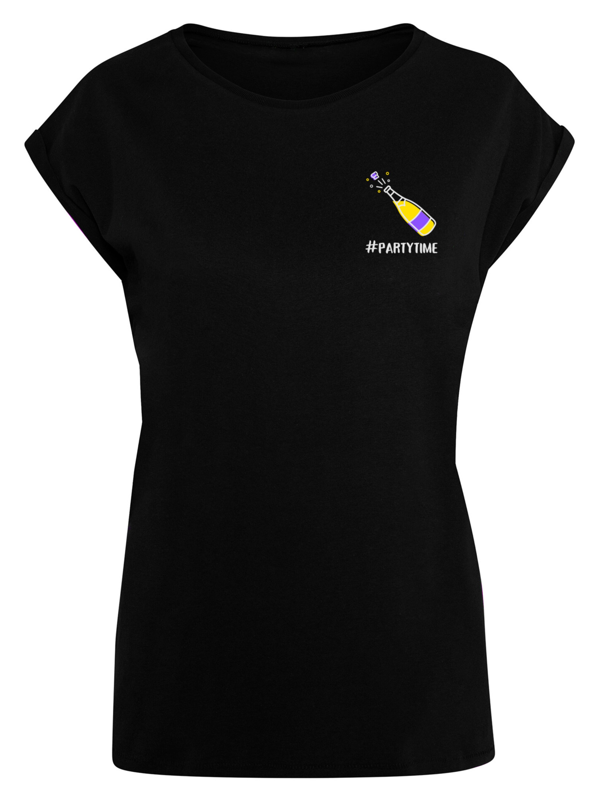 T-shirt F4NT4STIC en noir : devant